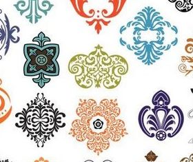 Floral Elements graphic vector graphic