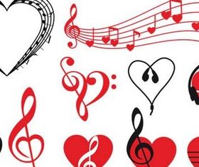 Love Elements graphic design vector