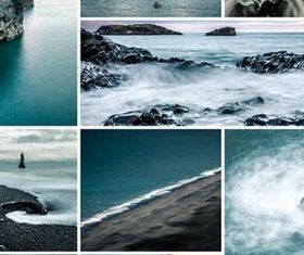 Landscapes Collage art vector