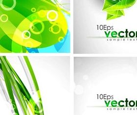 Pure and fresh and dynamic green background vector material