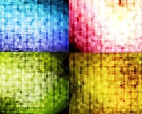 Colorful mosaic background vector