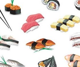 Sushi graphic vector