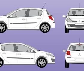 Renault Clio vectors graphic