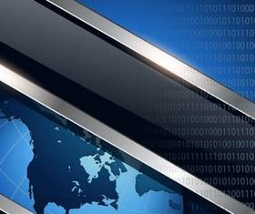 Communication in World vector graphic