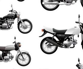 Motorcycles free shiny vector