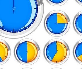 Glass Clocks free vector graphic