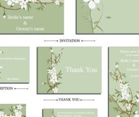 shiny white flowers set vector
