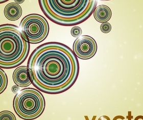 Beautiful ring background vector graphic