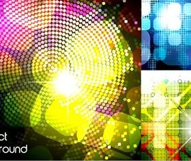Shiny dots background vector design