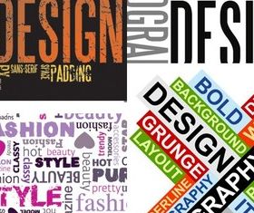 Personality Alphabet background vector graphic