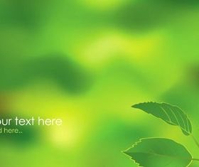 Fresh colorful leaves background vector graphics