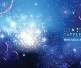 starry space background vector