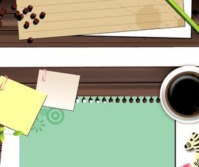 Desktop paper background vector