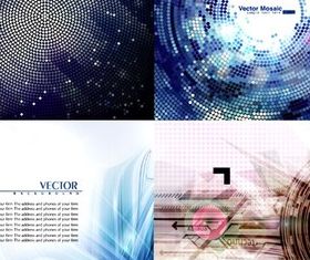 Technology dynamic background vector