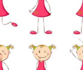 Cartoon Children free vector