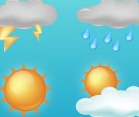 Weather Icons vector