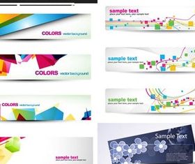 Beautiful banner background art vector