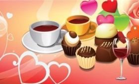 free cakes and coffee vectors