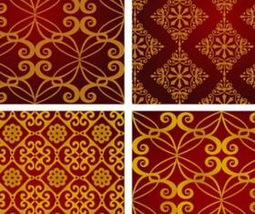 Damask Backgrounds vector
