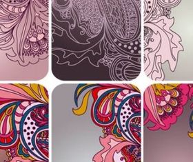 Floral Cards free vector