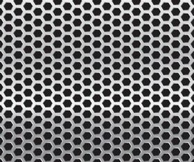 Metal Grid Backgrounds shiny vector