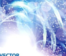 Stars are shining fantasy background vector material