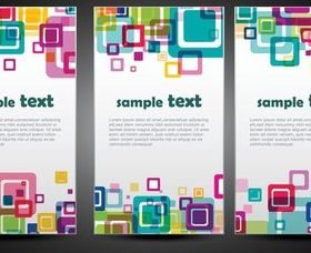 Colorful gorgeous poster background vector