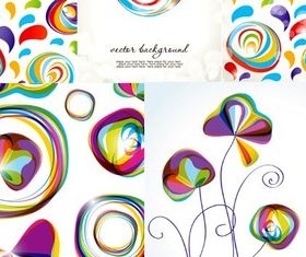 Popular abstract graphics background vectors