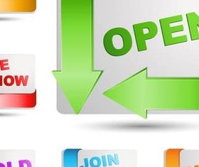 Various Sale Elements art vector