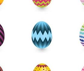 Easter Color Eggs graphic design vectors