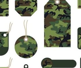 Camouflage Elements Illustration vector