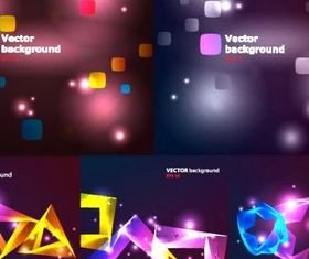 Light colorful graphics background vector