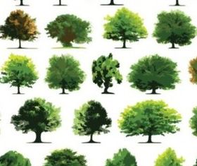 Different trees vector design