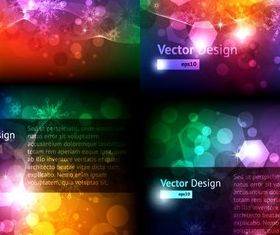 Colorful snowflake background Illustration vector