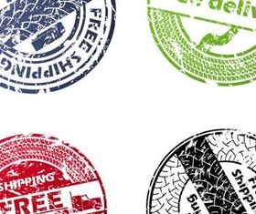Grunge Stamps free vector