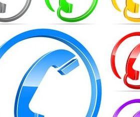 Color Phone Symbols vectors