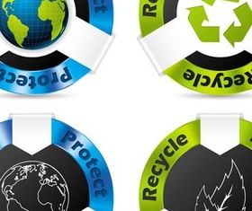 Vivid Eco Tags free vector material