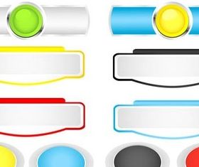 Web Colorful Elements art Illustration vector