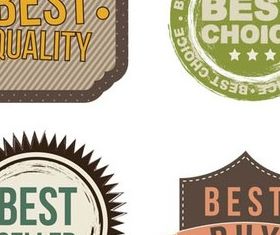 Retro Labels Illustration vector