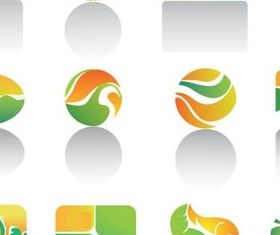 Color Company Logo art vector