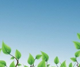 Green vines and grass vectors graphic