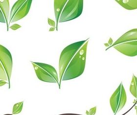green Leaves vector