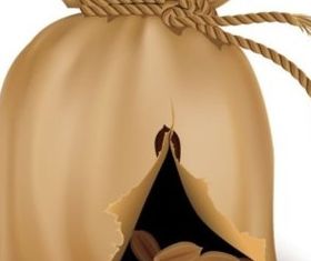 free coffee beans vector