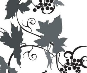 Free grape silhouettes vector design