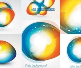 WEB fashion colorful background vector