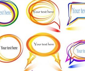 Abstract color Cloud vector material