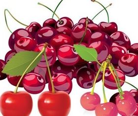 Vivid cherry vector material