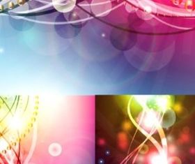 Colorful starry background vector