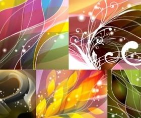 Special dazzling dynamic flow background vector