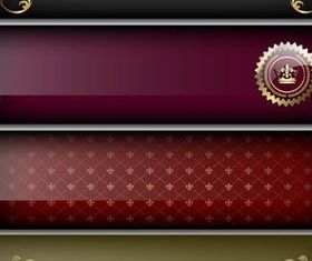 Luxury Banners vectors